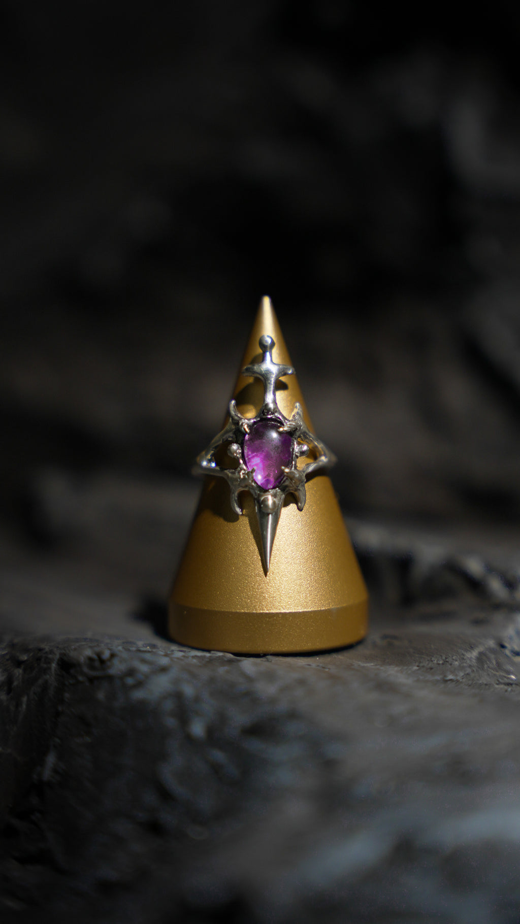 Amethyst Sword Ring