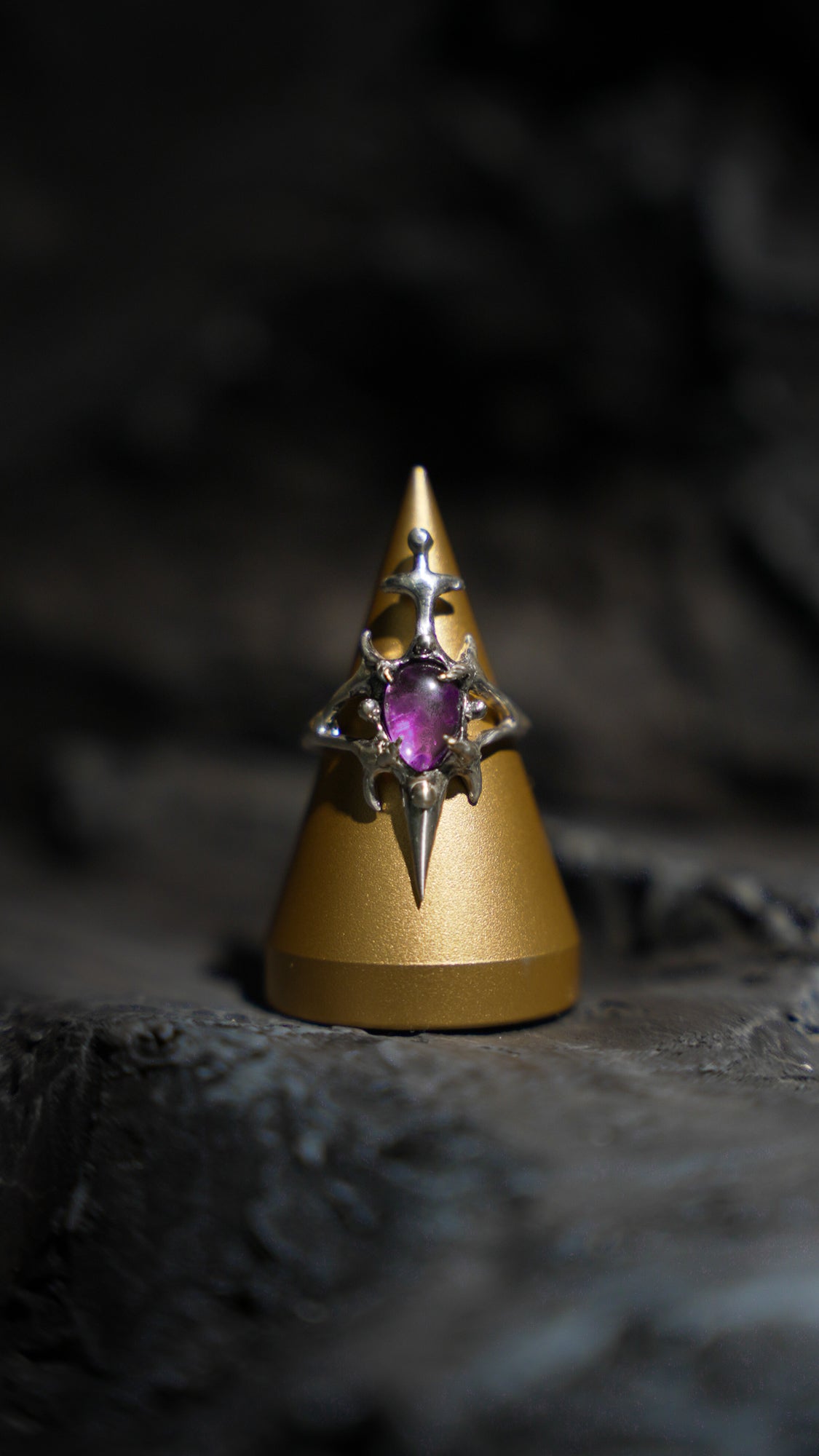 Amethyst Sword Ring