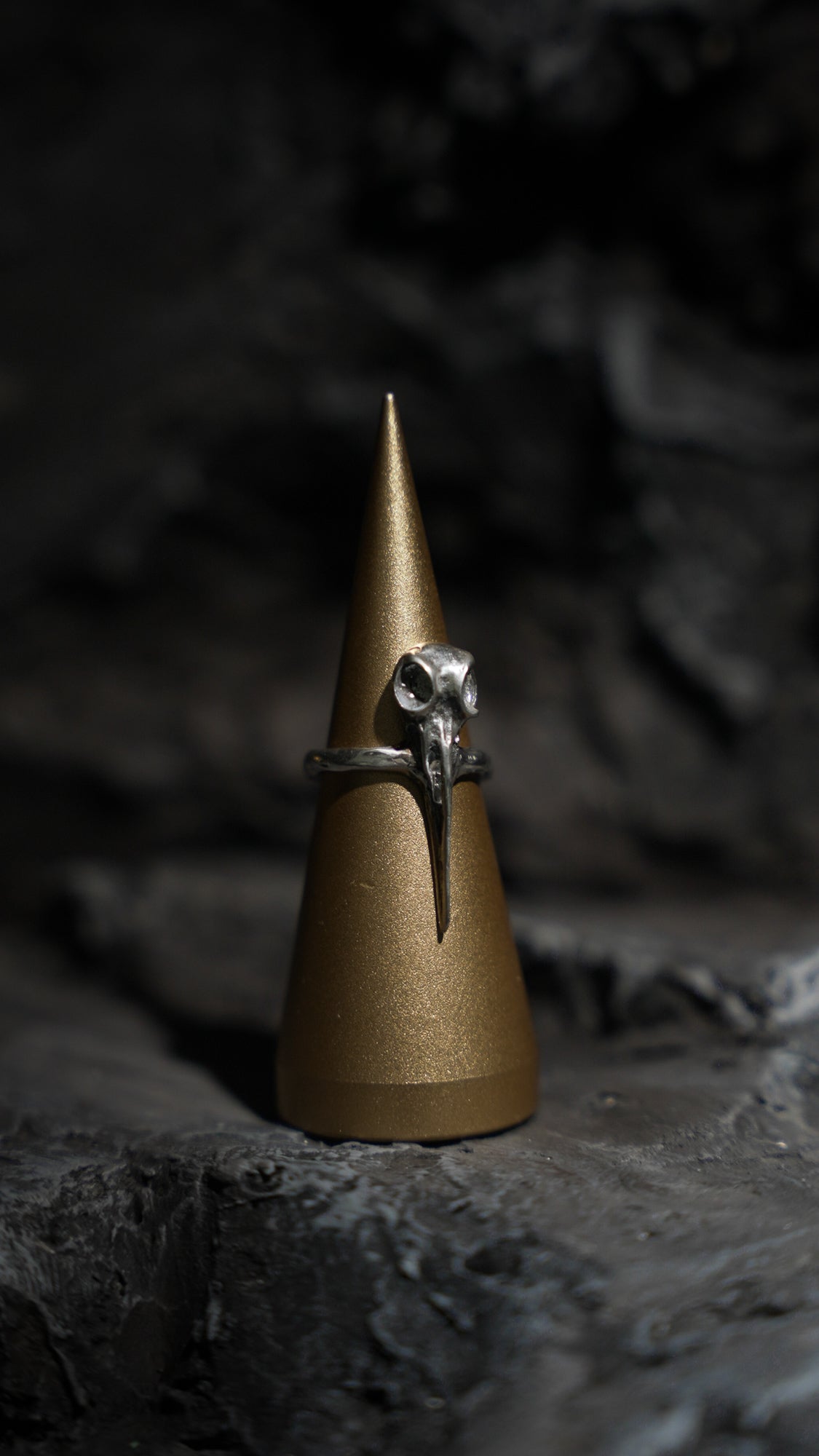 Raven Skull Ring